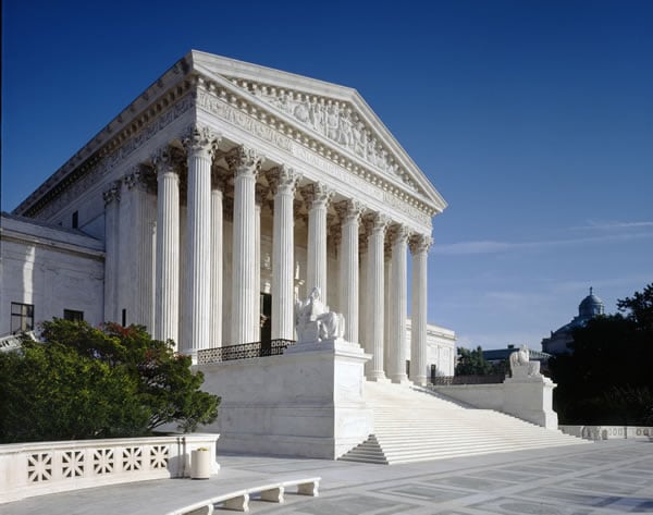 front of Supreme Court Building