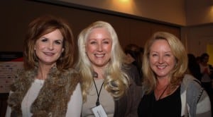 (L to R) Gail MacKinnon, Time Warner Cable; Melinda Witmer, Time Warner Cable; Jennifer Dangar, cable executive.