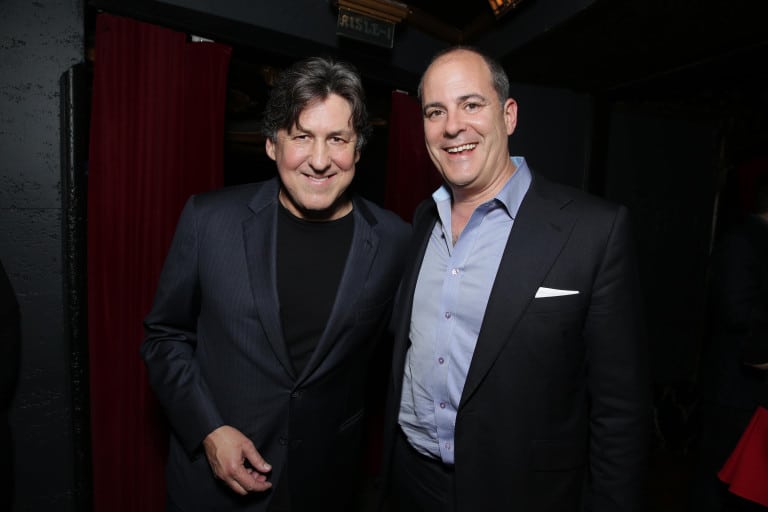 Cameron Crowe and David Nevins, President and CEO, Showtime Networks at Showtime's "Roadies" Premiere at The Theatre at ACE Hotel on Monday, June 6, 2016, in Los Angeles. (Photo by Eric Charbonneau/Invision for Showtime/AP Images)