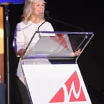 Journalist Gretchen Carlson speaks onstage during the WICT Leadership Conference at Marriott Marquis Times Square on September 26, 2017 in New York City. (Photo Credit: Larry Busacca, Getty Images)