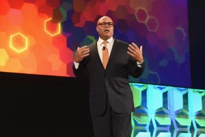 Michael Powell, President & CEO at NCTA, speaks onstage at the 34th Annual Walter Kaitz Foundation Fundraising Dinner at Marriot Marquis Times Square on September 27, 2017 in New York City. (Photo by Larry Busacca/Getty Images for The Walter Kaitz Foundation)