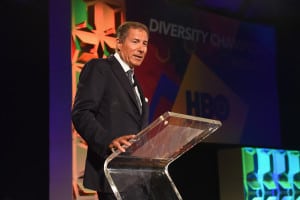 Richard Plepler, HBO CEO, accepts the Diversity Champion award onstage at the 34th Annual Walter Kaitz Foundation Fundraising Dinner at Marriot Marquis Times Square on September 27, 2017 in New York City. (Photo by Larry Busacca/Getty Images for The Walter Kaitz Foundation)