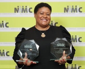 BET Networks was awarded two EMMA awards for their guerilla marketing campaign behind the BET Awards and their "The Quad HBCU Campaign." (Photo courtesy of NAMIC, Inc./Paul O'Reilly)