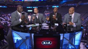 Ernie Johnson, Charles Barkley, Shaquille O'Neal and Kenny Smith - Inside the NBA