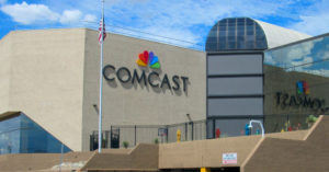 front of Comcast building
