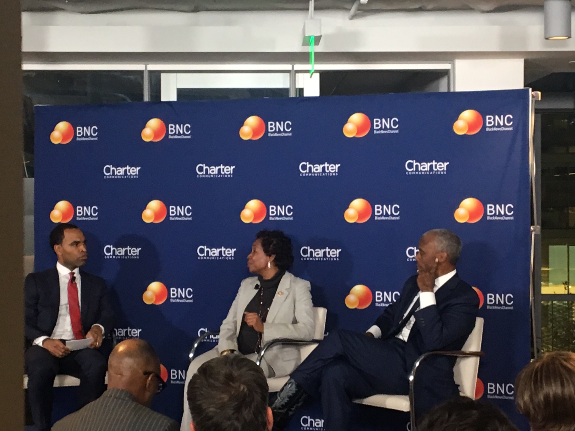 Charter vp, government affairs Waldo McMillan interviews BNC co-founder J.C. Watts and Rep Yvette Clarke.