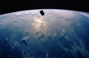 Satellite in space