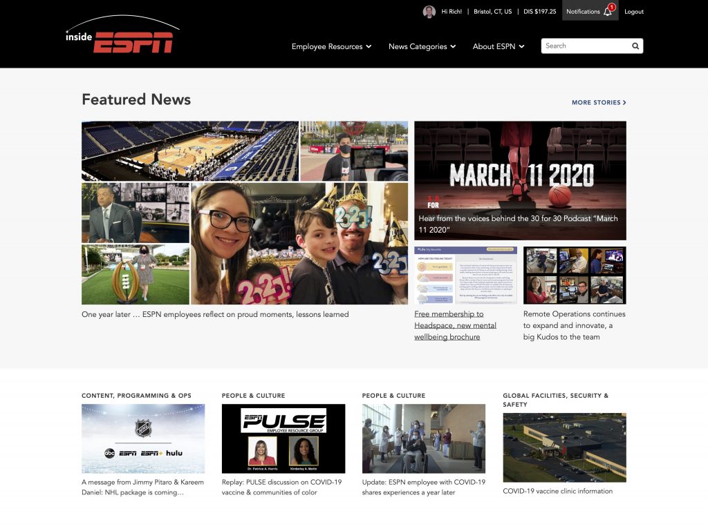 A year like no other: Internal Communications at ESPN during the pandemic