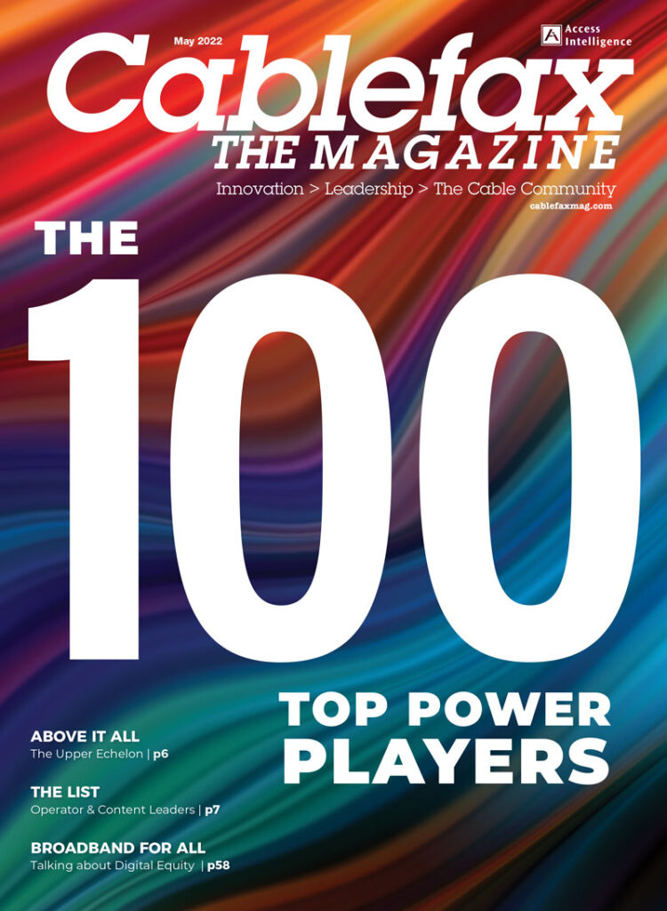 Cablefax 100 2022 Magazine Cover