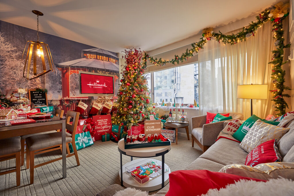 Hallmark Channel’s Countdown to Christmas Holiday Suites by Club Wyndham