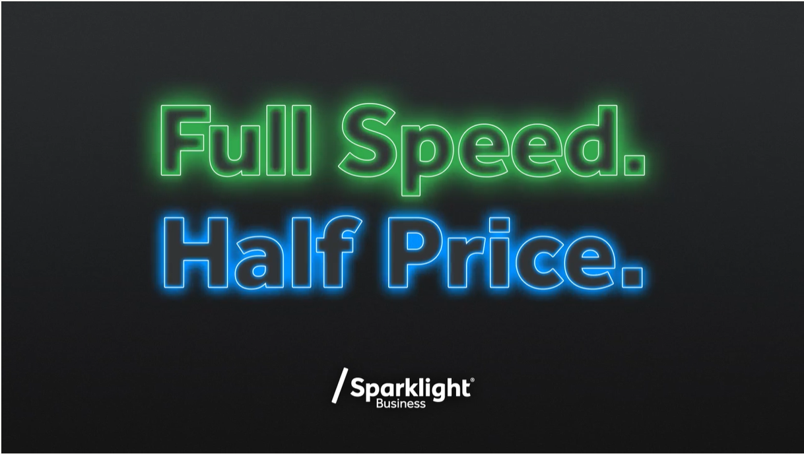 Full Speed. Half Price.
