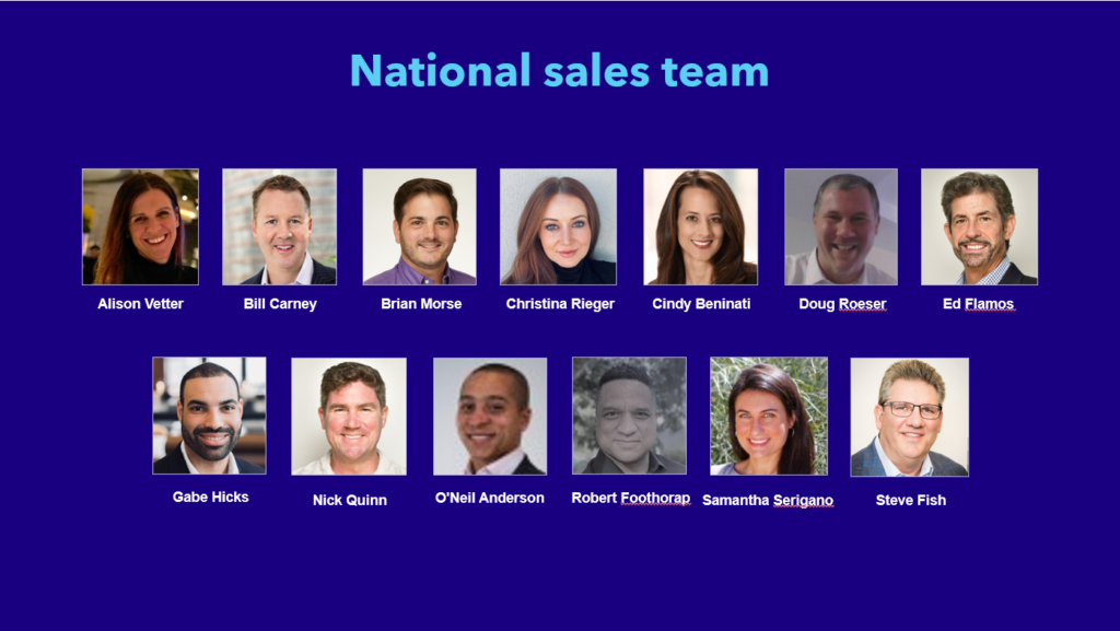 Ampersand’s National Sales Team